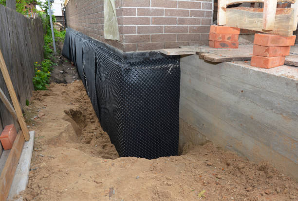Crawl space vapor barrier installation in Thornton, PA